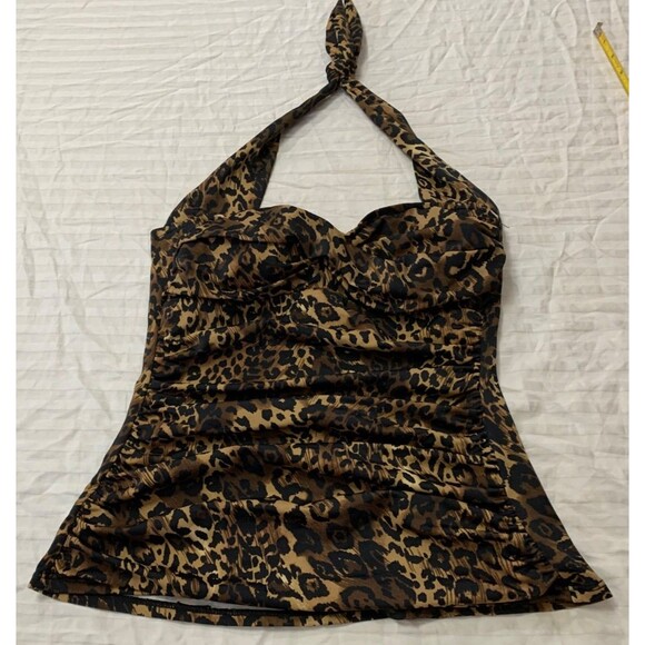 White Stag Other - WHITE STAG WOMENS SWIM WIRE FREE TANKINI TOP SIZE M